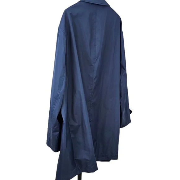 Ermenegildo Zegna x Sergio Cocchia Mens Trench Windproof Jacket Size 70R Blue - Picture 3 of 13